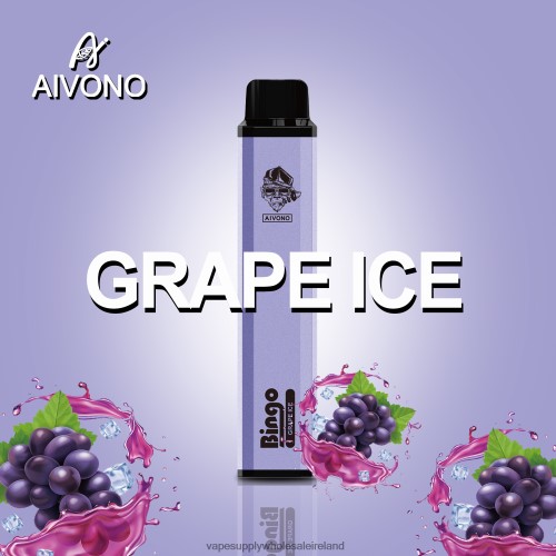 Vape Wholesale Europe - Aivono AIM BINGO 4000 Grape Ice HLD040142