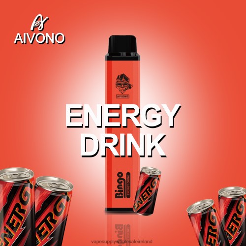 Vape Wholesale Ireland - Aivono AIM BINGO 4000 Energy Drink HLD040141