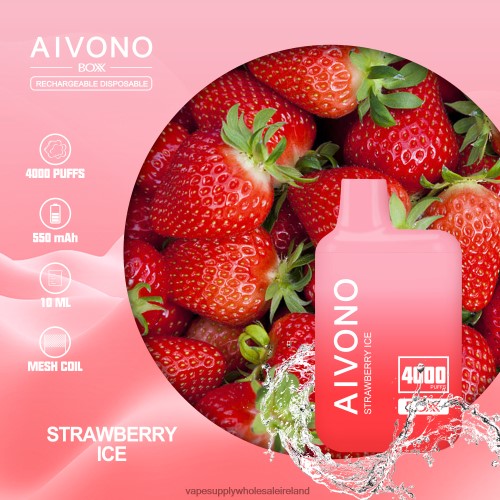 E Cig Wholesale - Aivono AIM BOXX 4000 Strawberry Ice HLD040226