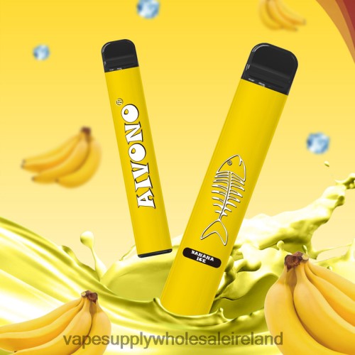 E Cig Wholesale - Aivono AIM FISHBONE 600 Banana Ice HLD040276