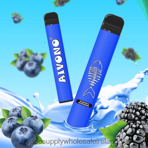 Vape Wholesale Ireland - Aivono AIM FISHBONE 600 Blueberry Raspberry HLD040281