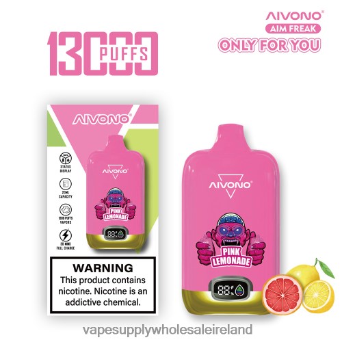 Electronic Cigarette Wholesale - Aivono AIM FREAK 13000 Pink Lemonade HLD040249