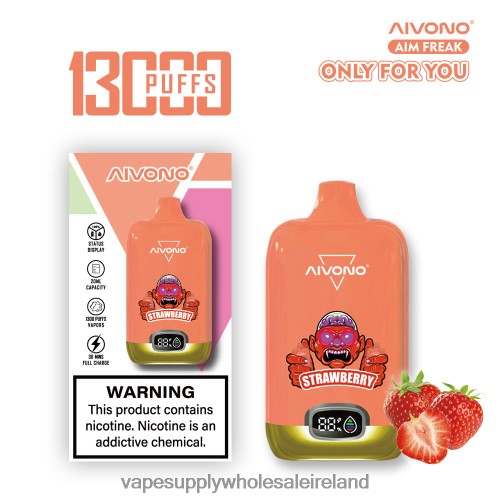 Vape Wholesale Supplier - Aivono AIM FREAK 13000 Strawberry HLD040243