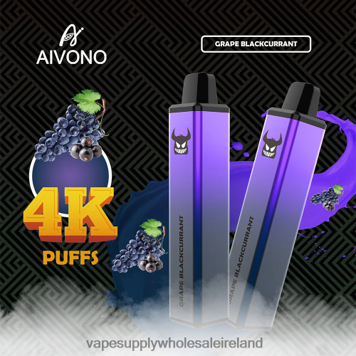 Electronic Cigarette Wholesale - Aivono AIM FREAK 4000 Grape Blackcurrant HLD040259