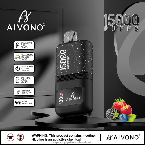 E Cigarette Wholesale - Aivono AIM magic 15000 Mixed Berry HLD04067