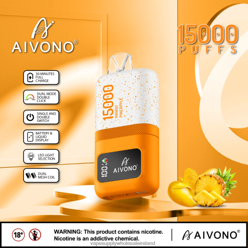 Electronic Cigarette Wholesale - Aivono AIM magic 15000 Mango Pineapple HLD04069