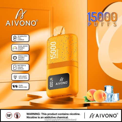 Electronic Cigarette Wholesale - Aivono AIM magic 15000 Peach Ice HLD04059