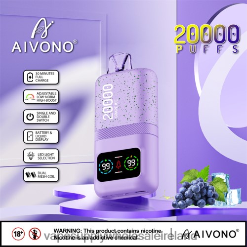 E Cig Wholesale - Aivono AIM magic 20000 Grape Ice HLD04086