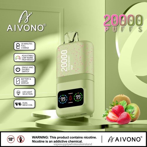 Vape Wholesale Ireland - Aivono AIM magic 20000 Strawberry Kiwi HLD04081