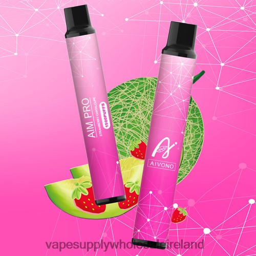 Vape Wholesale Ireland - Aivono AIM PRO 1500 Strawberry Cantaloupe HLD040161