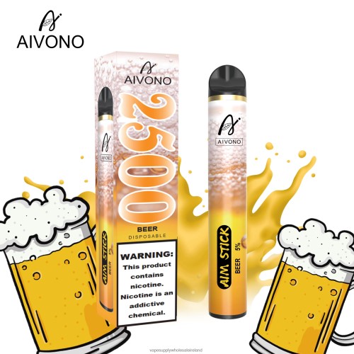 E Cigarettes Wholesale Suppliers - Aivono AIM STICK 2500 Beer HLD040148