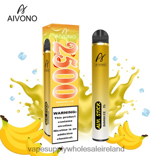 Vape Wholesale Ireland - Aivono AIM STICK 2500 Banana Ice HLD040151