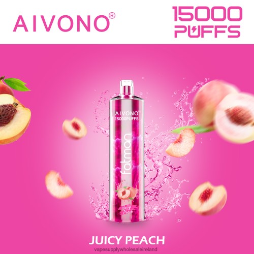 E Cigarette Wholesale - Aivono FATMAN 15000 Juicy Peach HLD04017