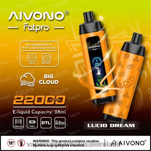 E Cigarette Wholesale - Aivono Fatpro 22000 Lucid Dream HLD0407