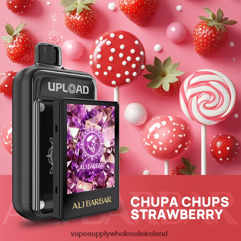 Vape Wholesale Ireland - Alibarbar Upload 62HL84114 Chupa chups strawberry