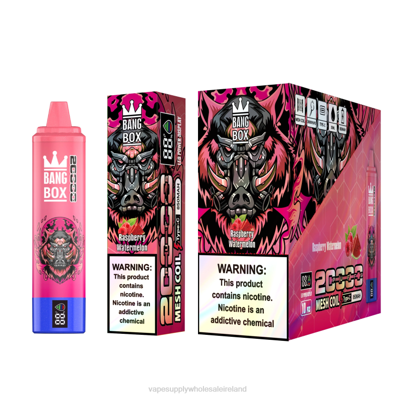 E Cigarettes Wholesale Suppliers - Bang Box 20000 Raspberry Watermelon P2L653