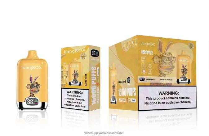 Vape Wholesale Europe - 0T2H137 Mango On Ice Bang Box 15000