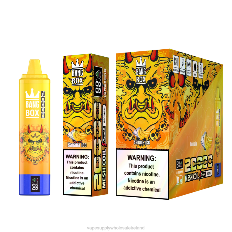 Vape Wholesale Europe - Bang Box 20000 Banana Ice P2L657