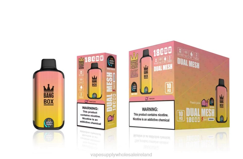 Vape Wholesale Supplier - Bang Box 18000 puffs Peach Juice P2L691