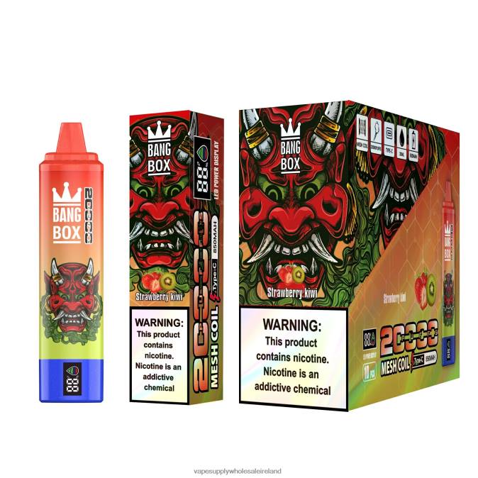 electronic cigarette wholesale supplier - 0T2H126 Strawberry Kiwi Bang Box 20000