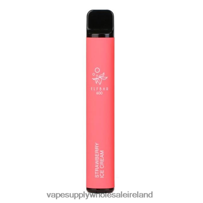 e cigarettes wholesale suppliers - 0T2H104 Strawberry Ice Cream ELFBAR 600