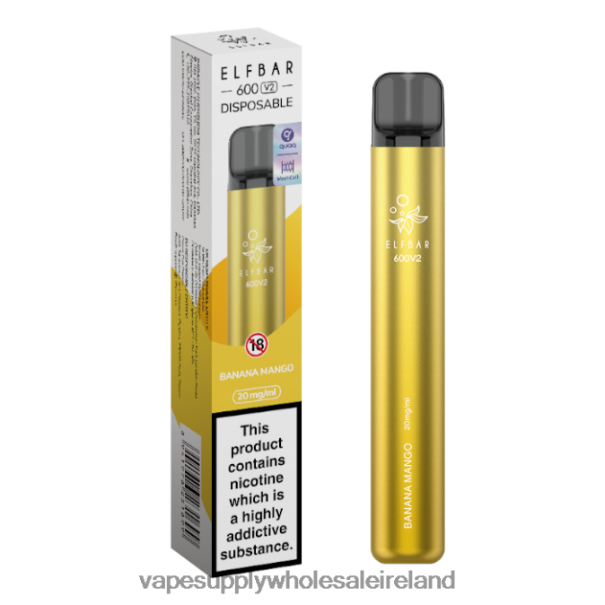 e cigarette wholesale - 0T2H273 Banana Mango ELFBAR 600V2 20mg