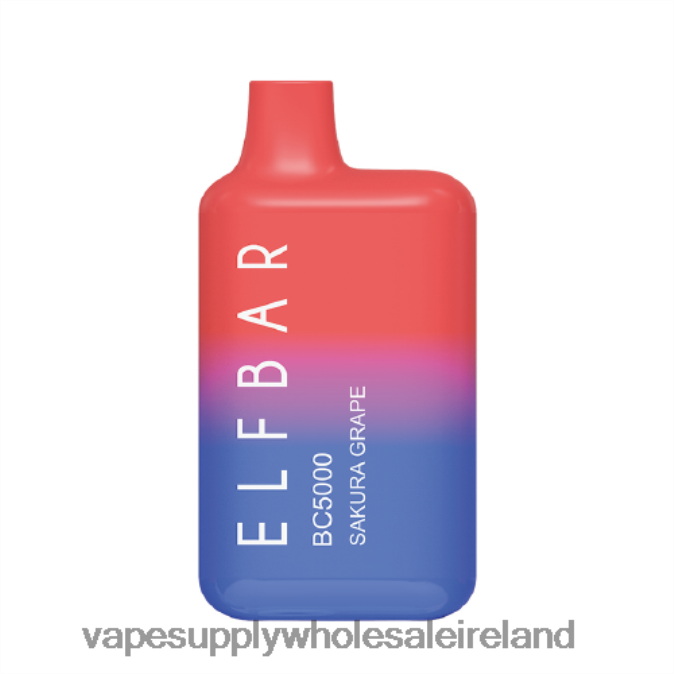 Vape Wholesale Europe - 0T2H307 Sakura Grape ELFBAR BC5000