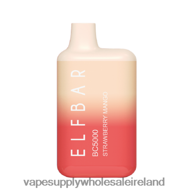 Vape Wholesale Northern Ireland - 0T2H309 Strawberry Mango ELFBAR BC5000