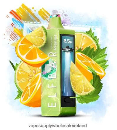 E Cig Wholesale - Elf Bar Planet 25000 Lemon Lime FJB68H16