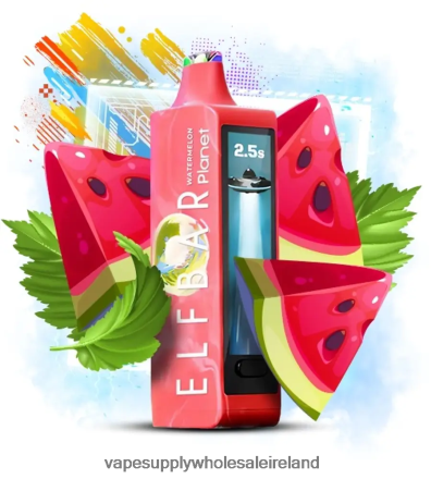 Vape Wholesale Europe - Elf Bar Planet 25000 Watermelon FJB68H12