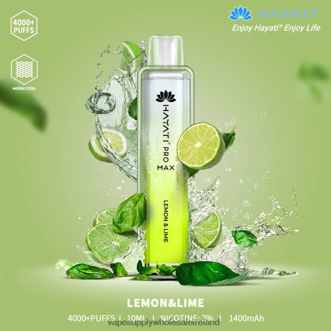 e cigarette wholesale - 0T2H163 Lemon & Lime Hayati Pro Max 4000