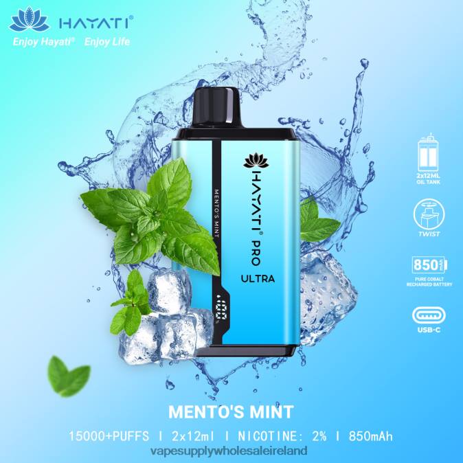 e cig wholesale - 0T2H211 Mento'S Mint Hayati Pro Ultra