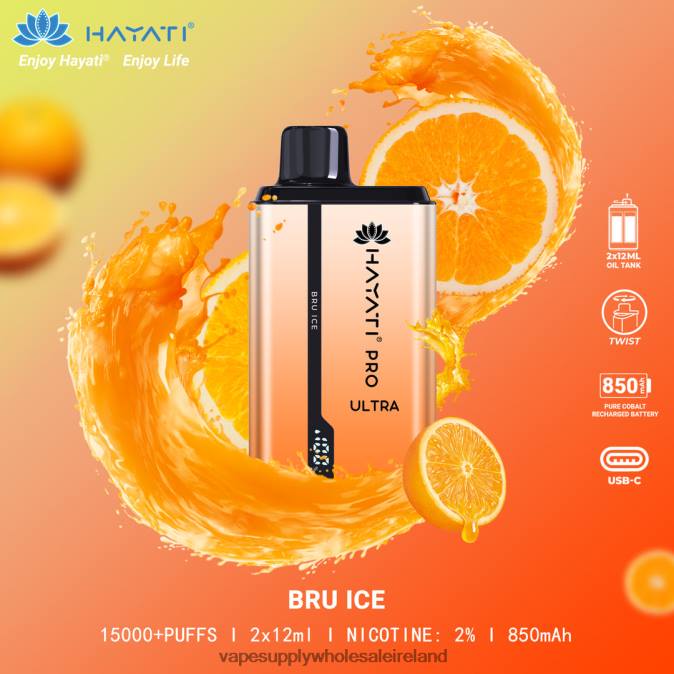 e cigarette wholesale - 0T2H203 Bru Ice Hayati Pro Ultra