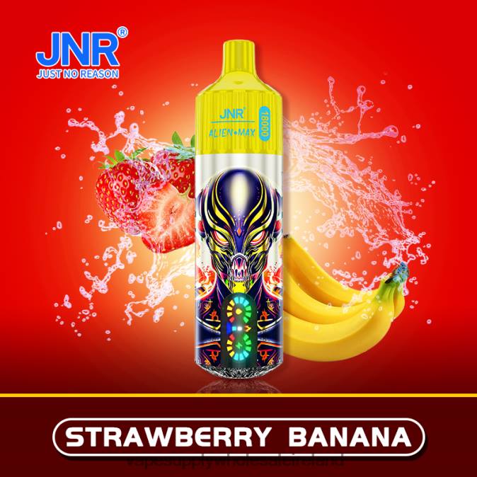 Vape Wholesale Europe - 0T2H567 Strawberry Banana JNR ALIEN MAX