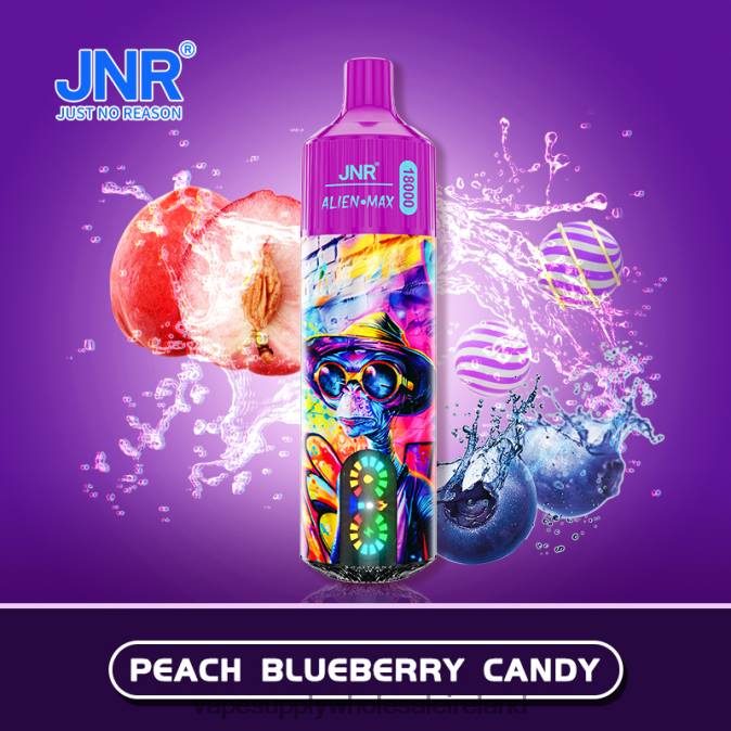 Vape Wholesale supplier - 0T2H580 Peach Blueberry Candy JNR ALIEN MAX