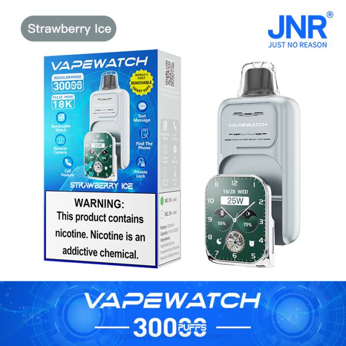 42HB10 Vape wholesale supplier -JNR Vape Watch Strawberry Ice