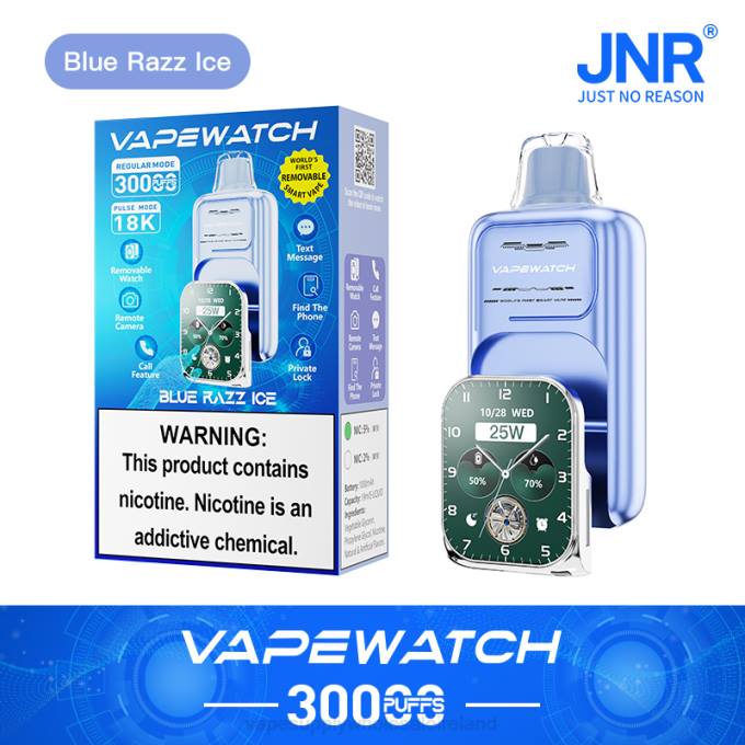 42HB11 e cig wholesale -JNR Vape Watch Blue Razz Ice