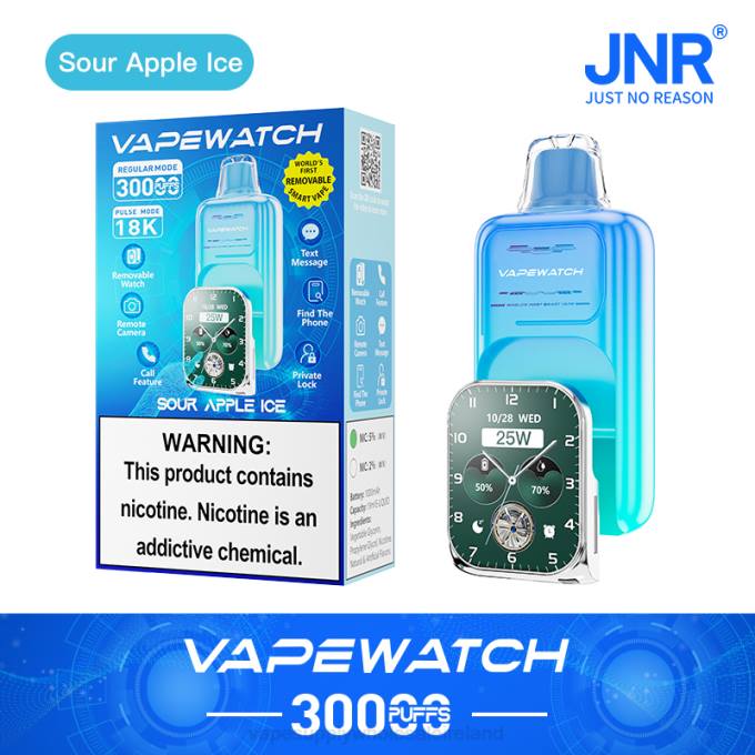 42HB5 electronic cigarette wholesale -JNR Vape Watch Sour Apple Ice