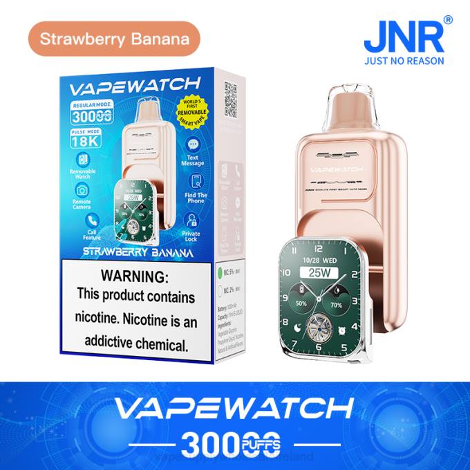 42HB7 Vape wholesale Europe -JNR Vape Watch Strawberry Banana