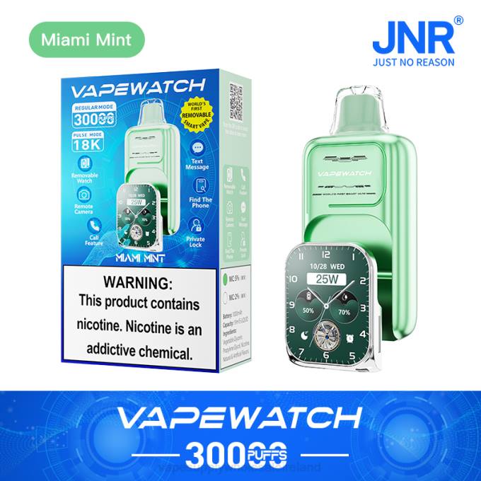 42HB8 Vape wholesale Ireland -JNR Vape Watch Miami Mint