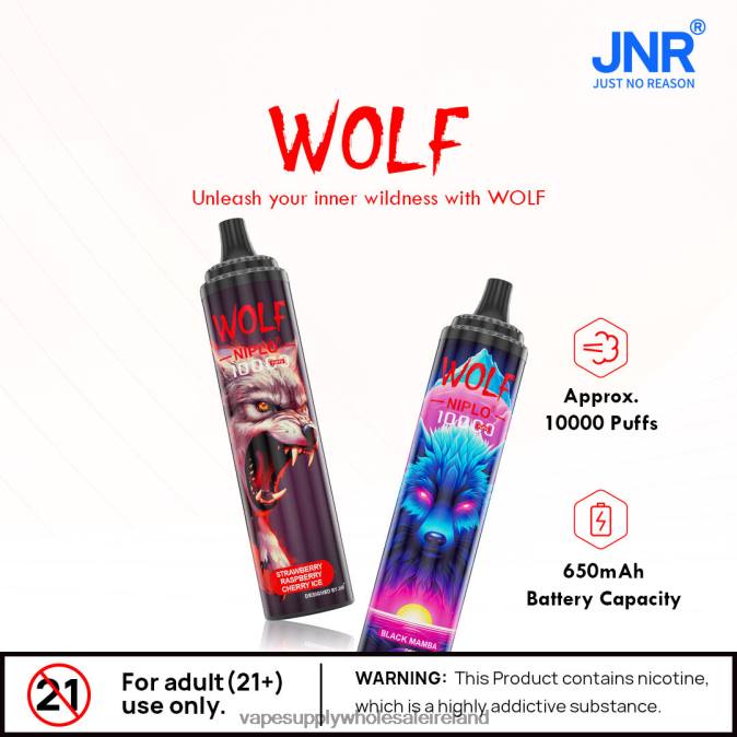 e cig wholesale - 0T2H101 Raspberry Watermelon JNR WOLF NIPLO