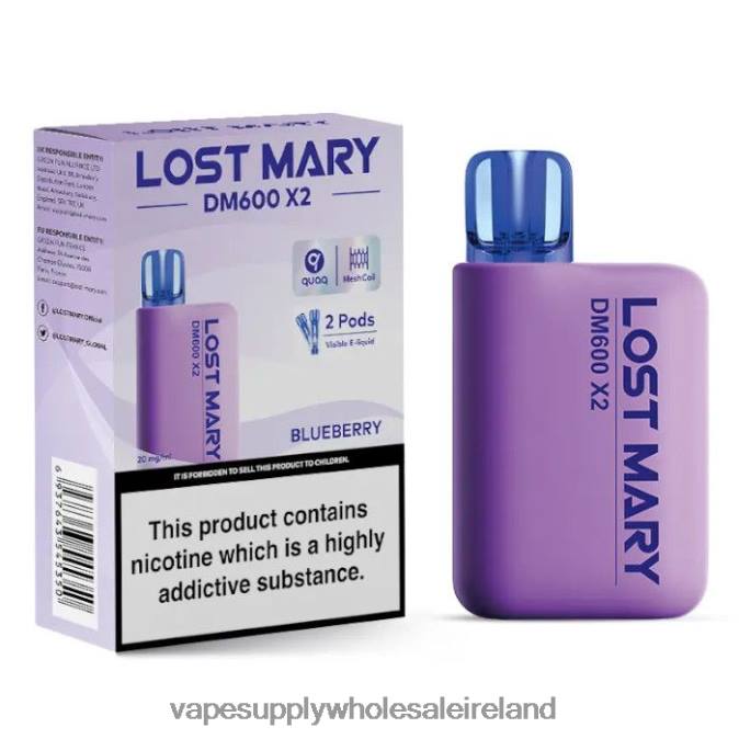 Vape Wholesale Europe - 0T2H467 Blueberry LOST MARY DM600 X2