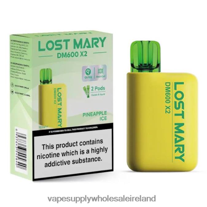 Vape Wholesale Europe - 0T2H477 Pineapple Ice LOST MARY DM600 X2