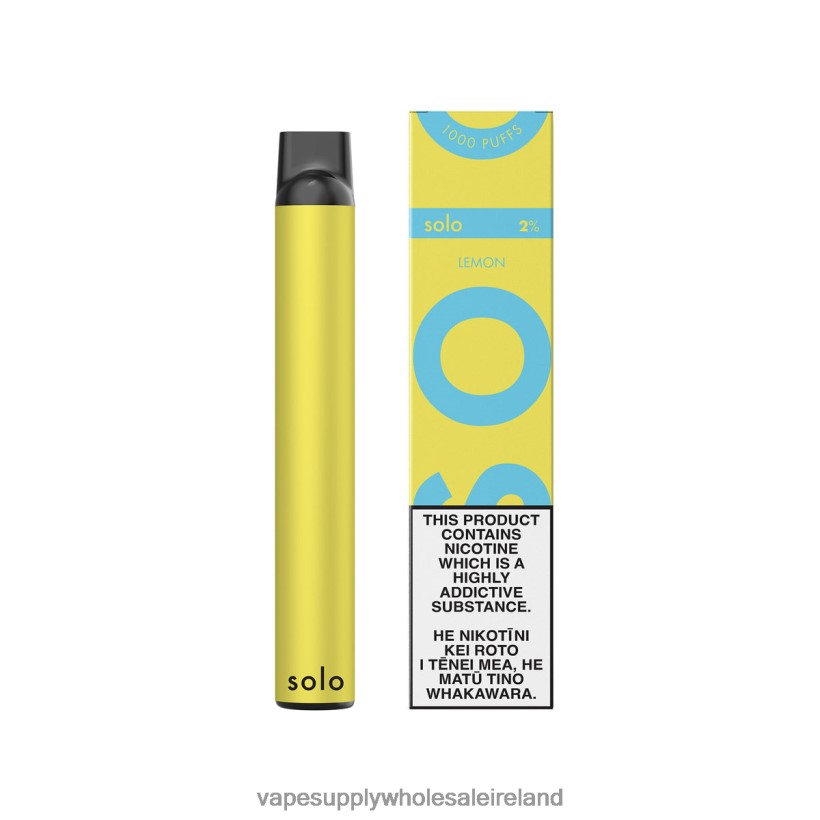 E Cig Wholesale Distributors - Solo Disposable Vape RPZJP215 Lemon