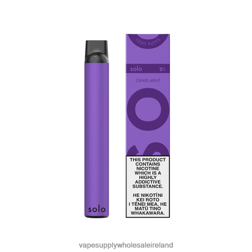 E Cigarette Wholesale - Solo Disposable Vape RPZJP27 Grape Mint