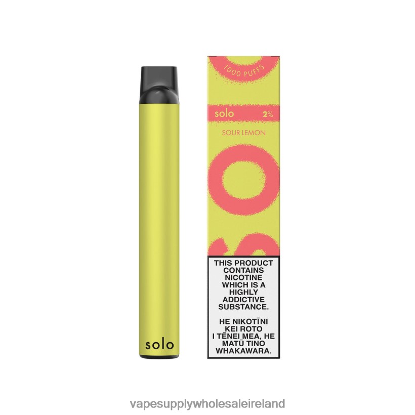 Vape Wholesale Europe - Solo Disposable Vape RPZJP212 Sour Lemon