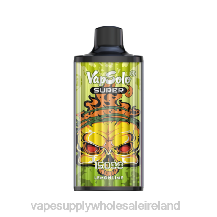 Vape Wholesale Europe - Vapsolo SUPER Disposable Vape Lemon Lime FXP8112