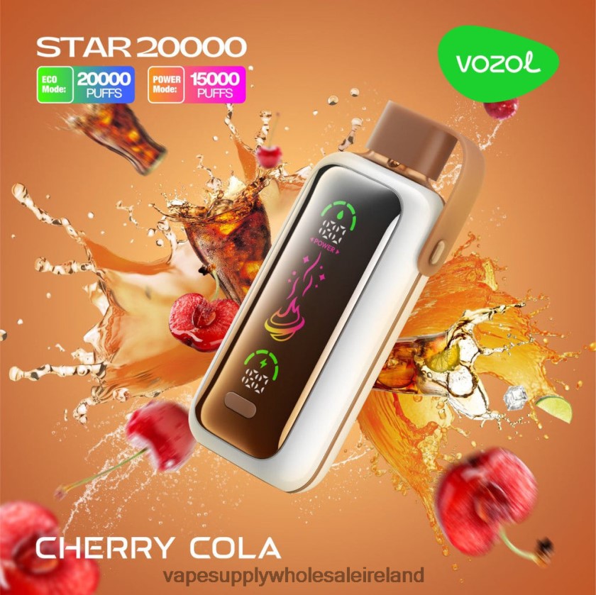 E Cig Wholesale - VOZOL STAR 20000 PP0LBV6 CHERRY COLA