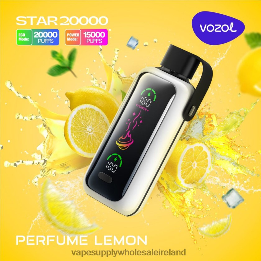 E Cigarette Wholesale - VOZOL STAR 20000 PP0LBV17 PERFUME LEMON