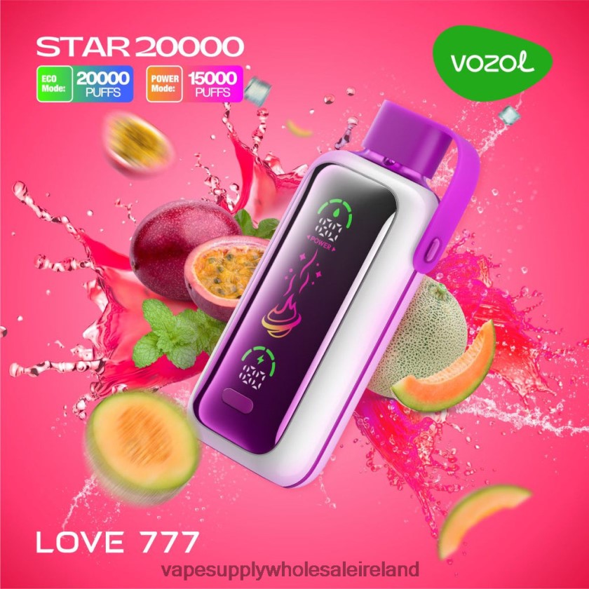 Vape Wholesale Europe - VOZOL STAR 20000 PP0LBV12 LOVE 777